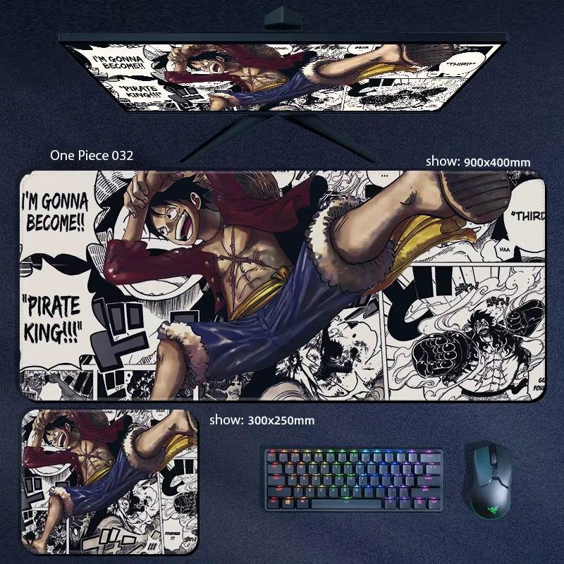 Large One Piece Anime Mousepad – The Ultimate Gaming Mouse Pad for True Fans - Creatique
