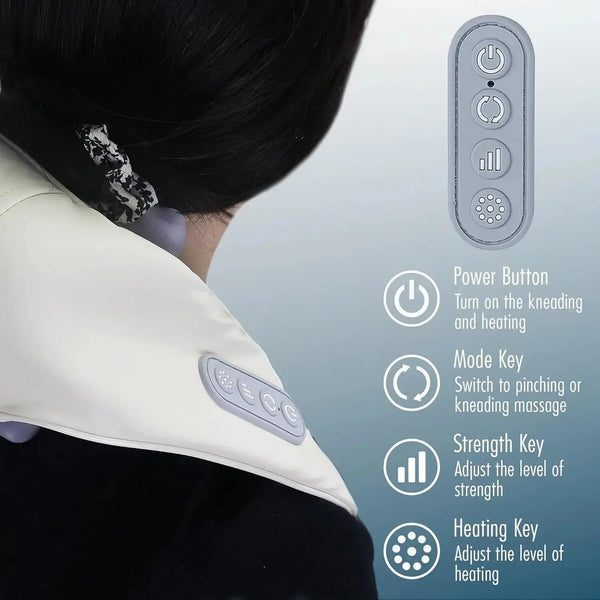 ComfortEase Neck Massager with Heat