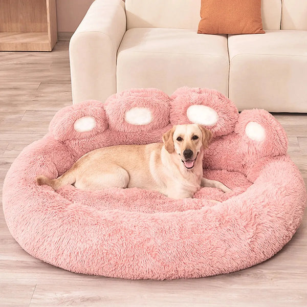 Cozy Bear Paw Pet Bed