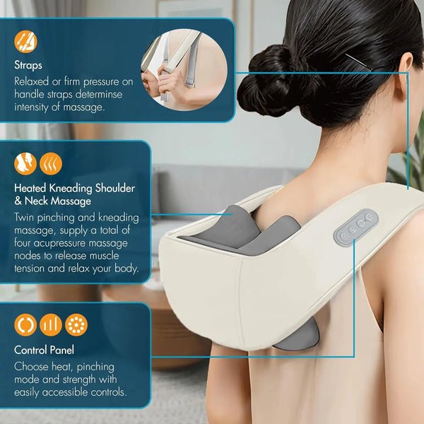 ComfortEase Neck Massager with Heat Creatique