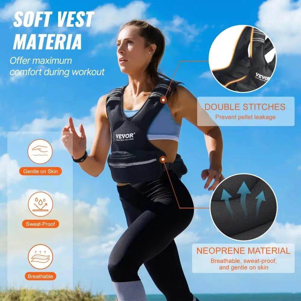Maximize Your Workouts with Our Versatile 11-20LB Adjustable Weighted Vest - Ideal for Strength Training & Running for Both Men and Women! - Creatique