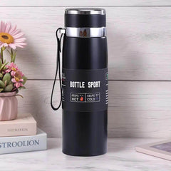 Premium 1000ml Insulated Thermal Water Bottle - Double Wall Vacuum Flask with Handle for Hot & Cold Drinks - Perfect for Outdoor Sports - Creatique