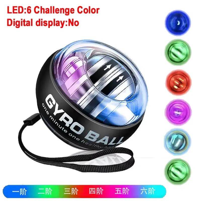 Enhance Your Strength with the New LED Gyro Power Ball Trainer - Real-Time Speed and Maximum Performance Arm Exerciser - Creatique