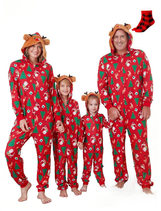 Matching Family Christmas Onesie Pajamas – Cozy Holiday Set - Creatique