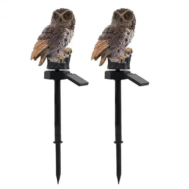 Solar Lamp Owl Animal Solar Garden Lights Solar Powered Solar Led Light Outdoor Garden Decoration Lamp Waterproof Solar Lights - Creatique