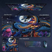 Large One Piece Anime Mousepad - Perfect Gaming Accessory Featuring Luffy, Zoro, Ace & Chopper - Ideal Gift for Gamers! - Creatique