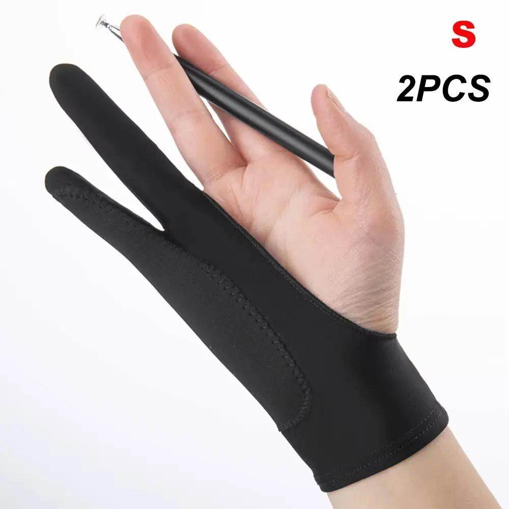 Anti-Touch Two-Finger Hand Painting Gloves Oil Painting Art Supplies Tablet Digital Board Screen Touch Drawing Anti-Fouling - Creatique