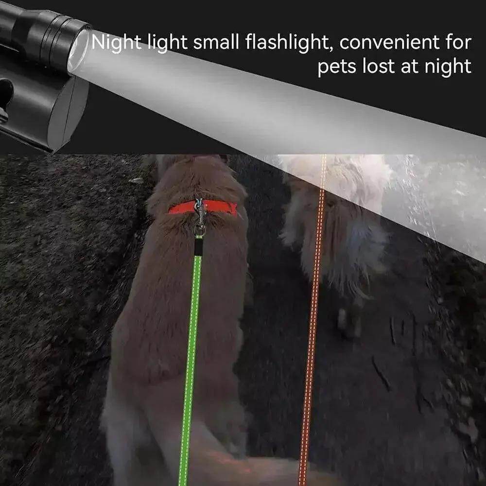 Dual Pet Leash Retractable Reflective Lead 360 Swivel Double Dog Walking Leash - Creatique