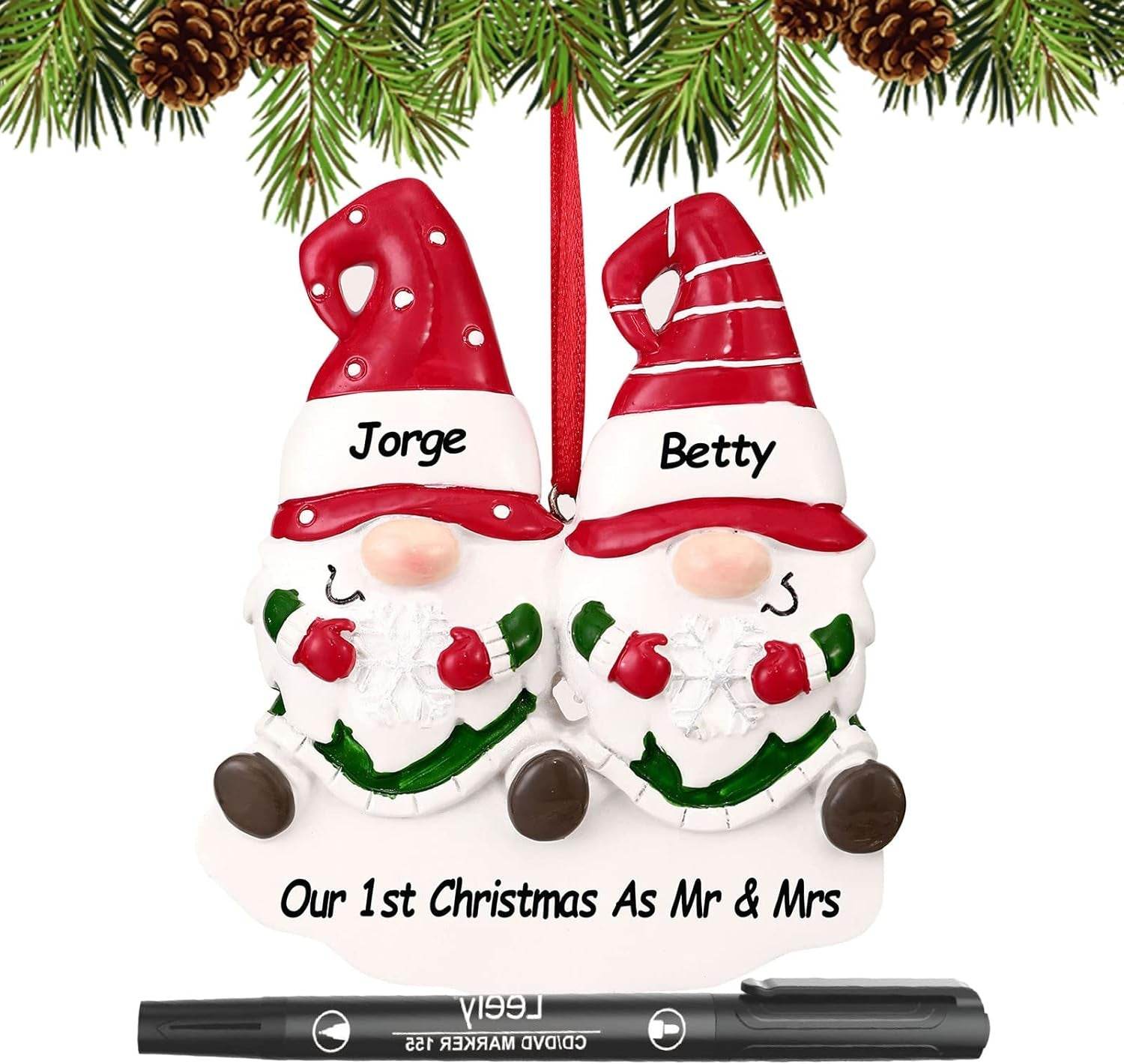 Personalized Christmas Ornaments 2025 – Custom Family Ornaments with Names for Holiday Decor - Creatique