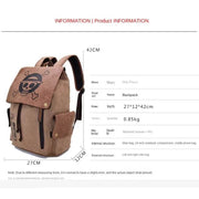 One Piece & Naruto Anime Canvas Backpack - Perfect School Bag for Students & Great Gift Idea! - Creatique