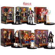 One Piece Figure Theater Edition - Film Red Action Figures: Robin, Zoro, Luffy, Nami, Sanji & Uta Collectible Toy Set - Creatique
