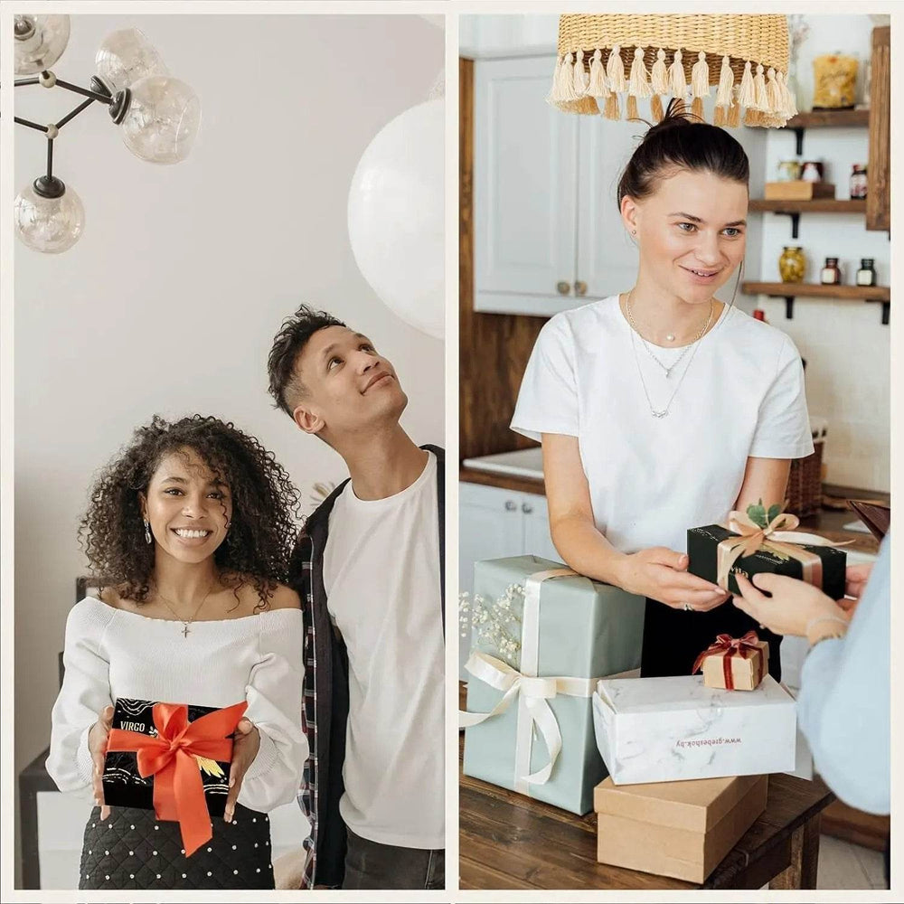 Virgo Crystals Gift Set, Zodiac Signs Healing Crystals Birthstones with Horoscope Box Set Virgo Astrology Crystals Healing Stones Gifts - Creatique