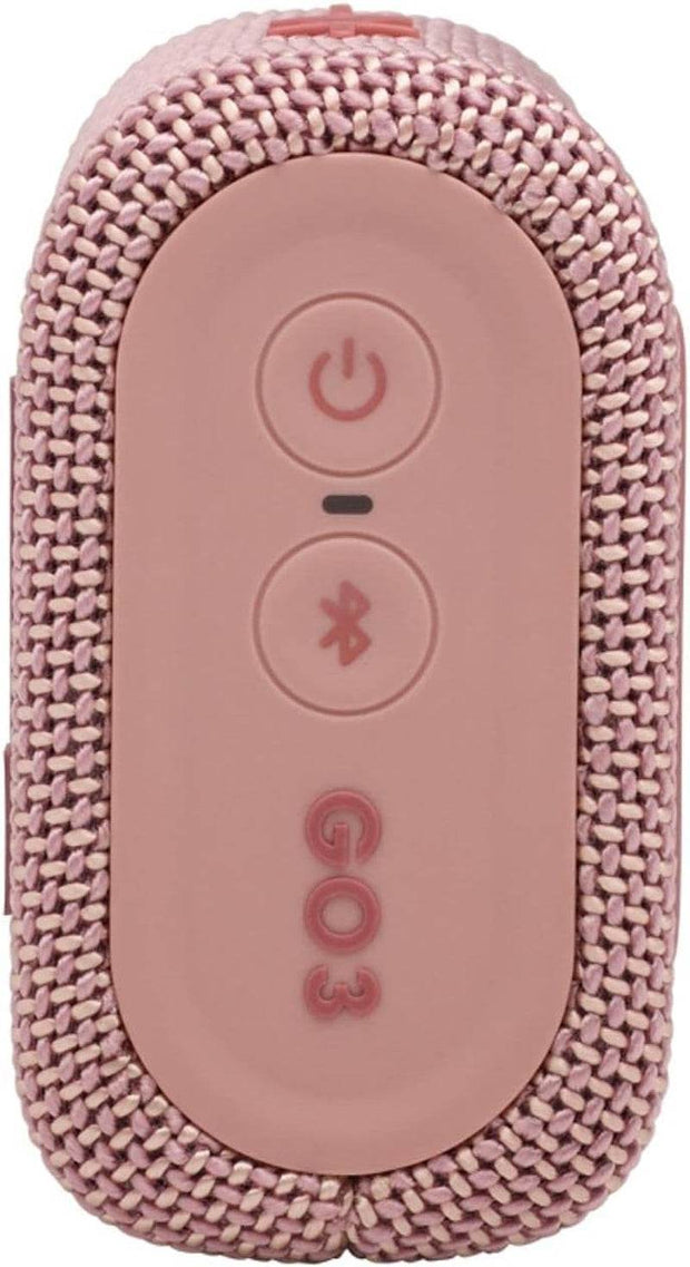 Vibe Beam True Wireless Headphones - Black, Small & Go 3: Portable Speaker with Bluetooth, Built-In Battery, Waterproof and Dustproof Feature - Pink - Creatique