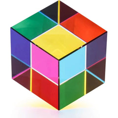 Color Cube Prism 30 50 60 40Mm Crystal Magic Cmy Cube - Creatique