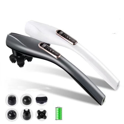 Electric percussion massager with adjustable speed for back neck and shoulder pain