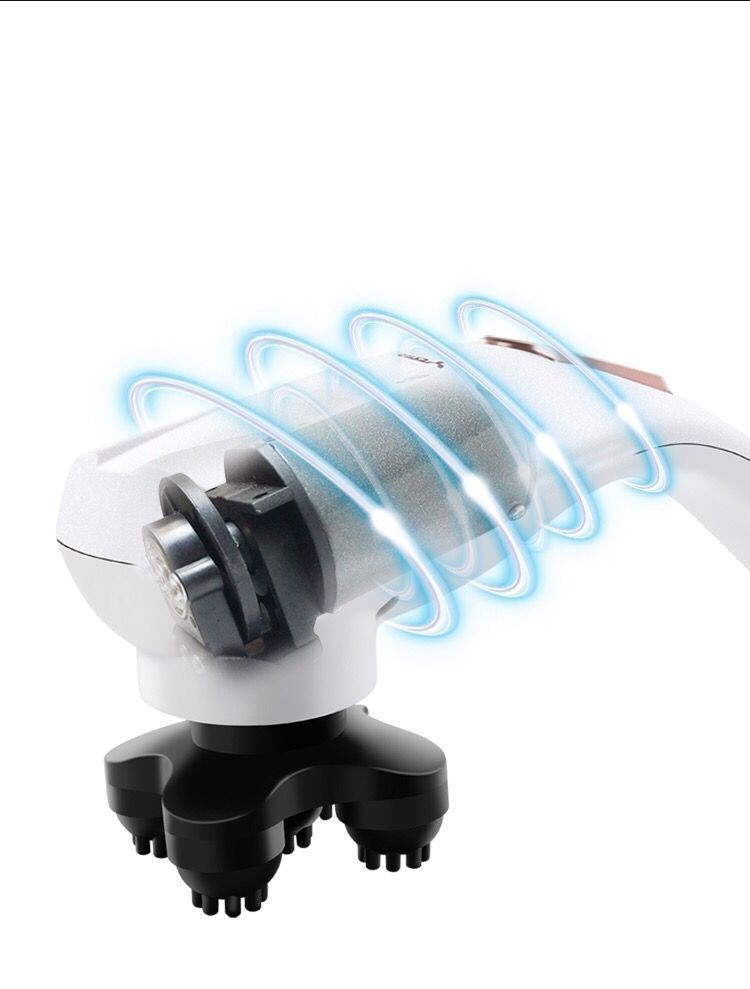 Rechargeable body massage device with infrared heat therapy function