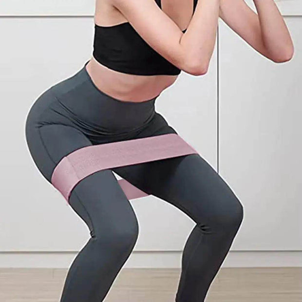 Ultimate Fabric Resistance Bands for Yoga & Pilates - Hip Circle Expander Loops for Enhanced Gym Training & Workouts - Creatique