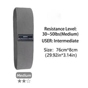 Ultimate Glute & Thigh Resistance Bands - Fabric Booty Bands for Effective Squats, Stretching & Yoga Workouts! - Creatique