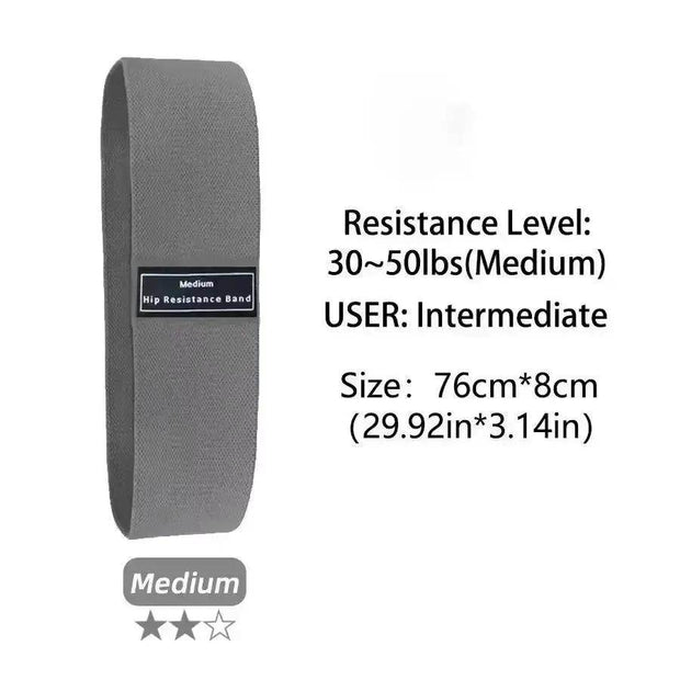 Ultimate Glute & Thigh Resistance Bands - Fabric Booty Bands for Effective Squats, Stretching & Yoga Workouts! - Creatique