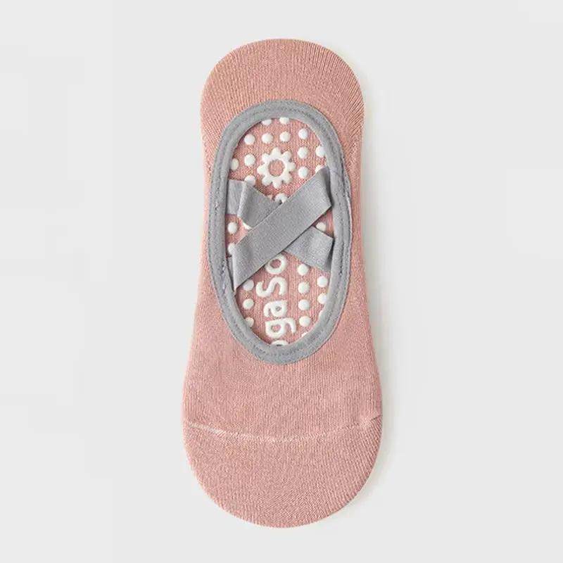 Non-Slip Breathable Yoga Socks for Women - Silicone Bandage Pilates & Dance Fitness Cotton Socks - Creatique