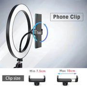 Ultimate Tripod with LED Ring Light for Stunning Selfies & Professional Photography – Perfect for YouTube Live Streaming! - Creatique