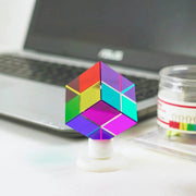 Color Cube Prism 30 50 60 40Mm Crystal Magic Cmy Cube - Creatique