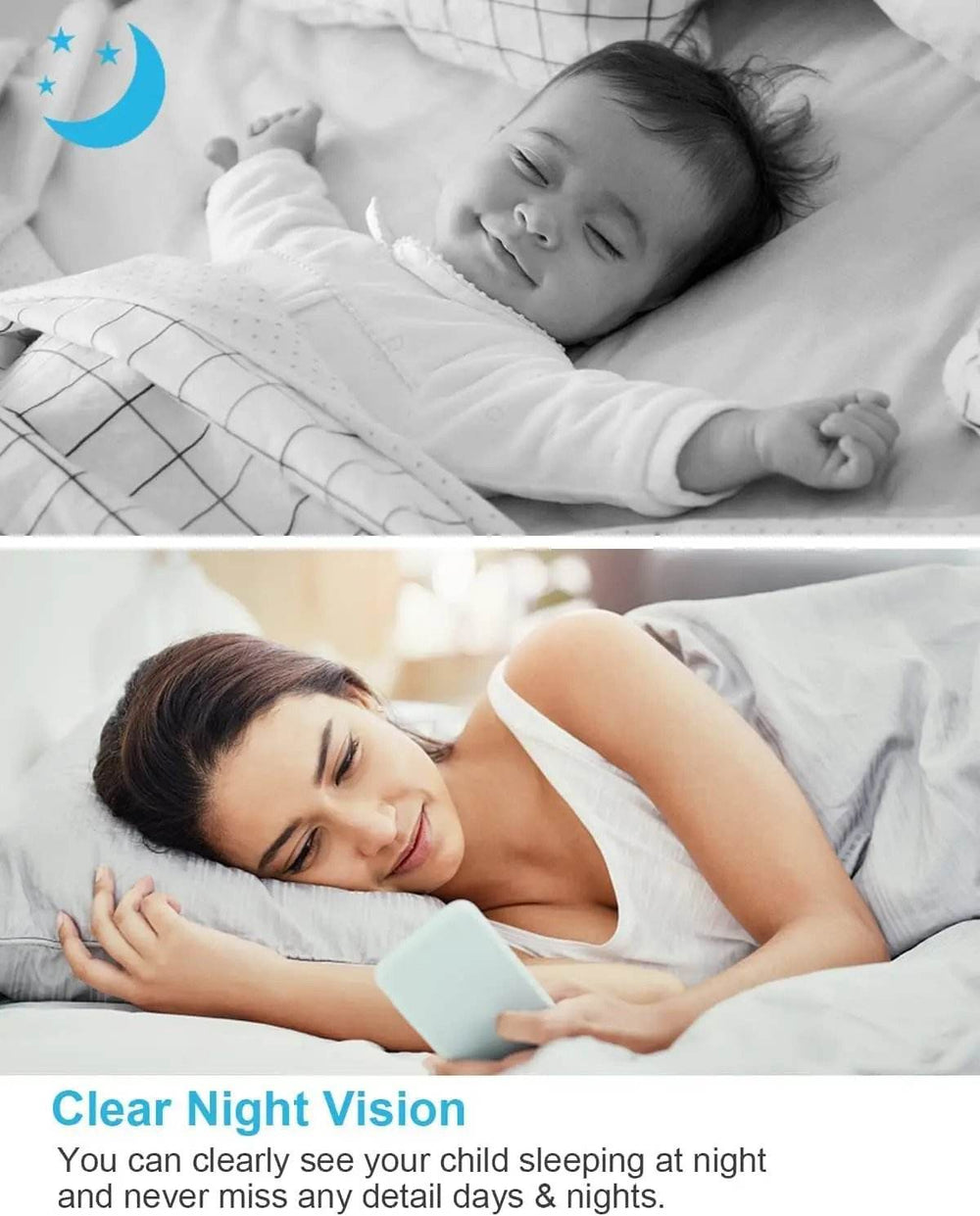 Smart Baby & Pet Monitor – 360° Indoor Cam - Creatique