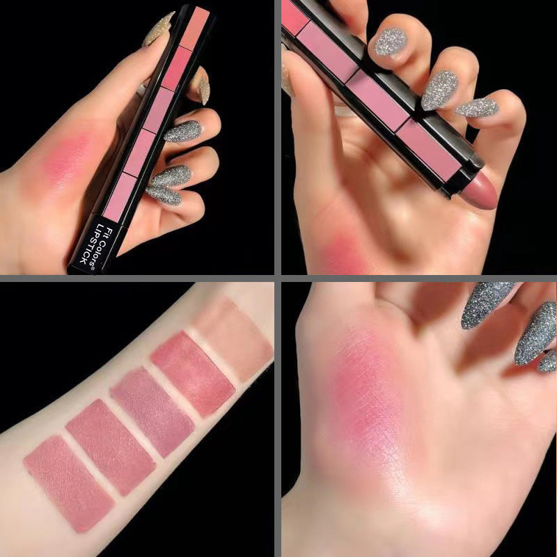 Complete lip color collection with 5 matte lipsticks for every occasion