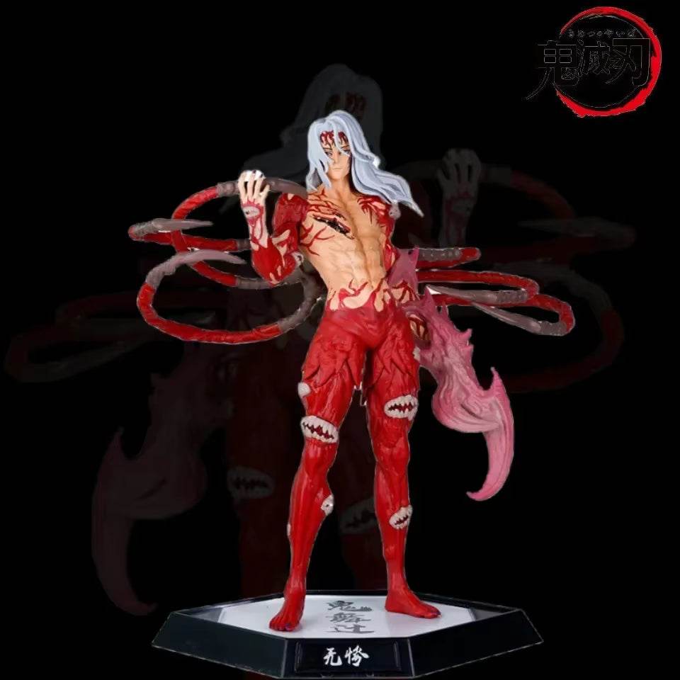30cm Demon Slayer Hantengu & Himejima Gyoumei Anime Figures - Creatique