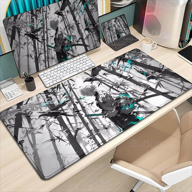 XXL Demon Slayer Kochou Shinobu Mousepad - Premium Lock Edge Gaming Mouse Pad for Ultimate Comfort & Control - Creatique