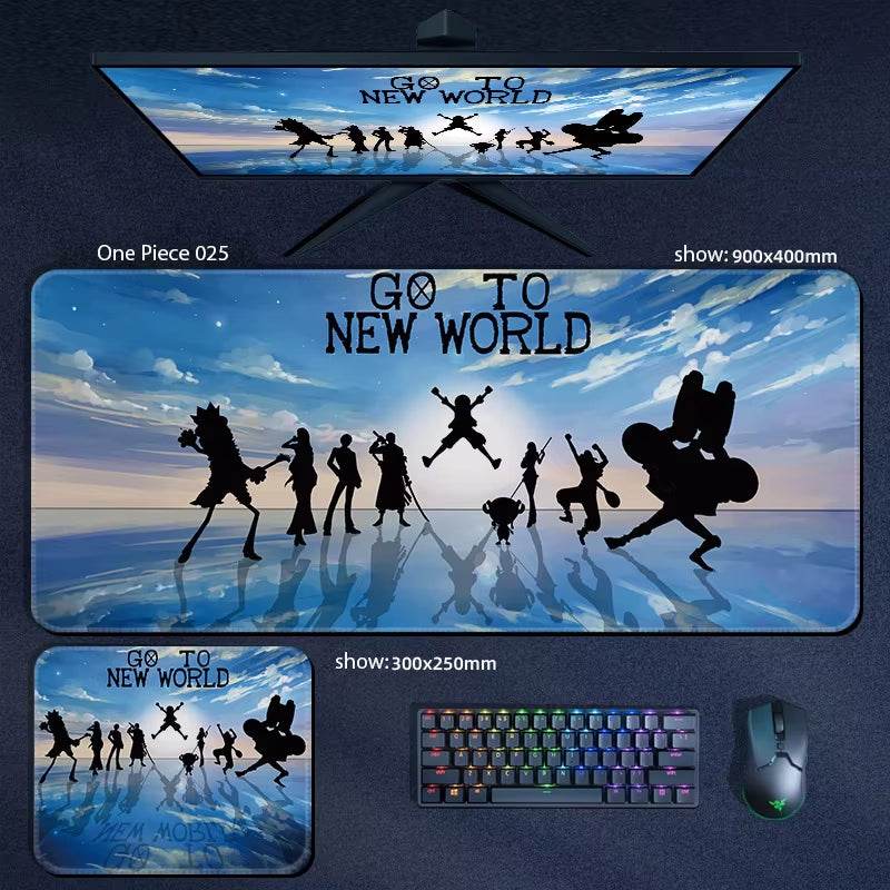 Large One Piece Anime Mousepad – The Ultimate Gaming Mouse Pad for True Fans - Creatique