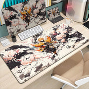 XXL Demon Slayer Kochou Shinobu Mousepad - Premium Lock Edge Gaming Mouse Pad for Ultimate Comfort & Control - Creatique