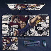Large One Piece Anime Mousepad - Perfect Gaming Accessory Featuring Luffy, Zoro, Ace & Chopper - Ideal Gift for Gamers! - Creatique