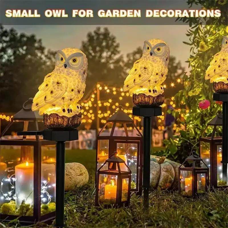 Solar Lamp Owl Animal Solar Garden Lights Solar Powered Solar Led Light Outdoor Garden Decoration Lamp Waterproof Solar Lights - Creatique