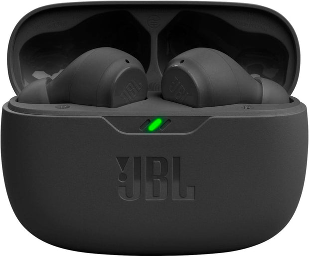 Vibe Beam True Wireless Headphones - Black, Small & Go 3: Portable Speaker with Bluetooth, Built-In Battery, Waterproof and Dustproof Feature - Pink - Creatique
