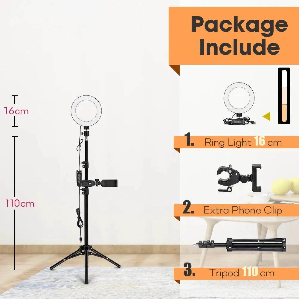 Ultimate Tripod with LED Ring Light for Stunning Selfies & Professional Photography – Perfect for YouTube Live Streaming! - Creatique