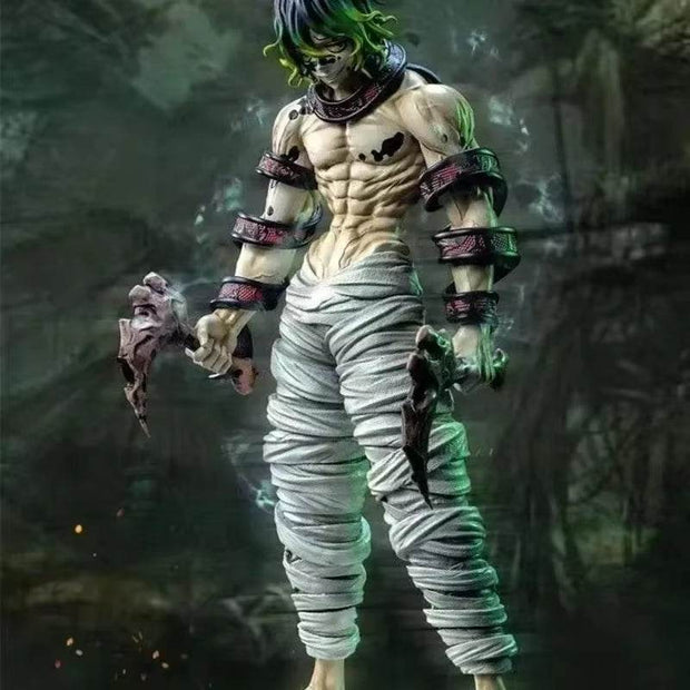 30cm Demon Slayer Hantengu & Himejima Gyoumei Anime Figures - Kimetsu No Yaiba PVC Statues & Collectibles - Perfect Gift for Fans! - Creatique