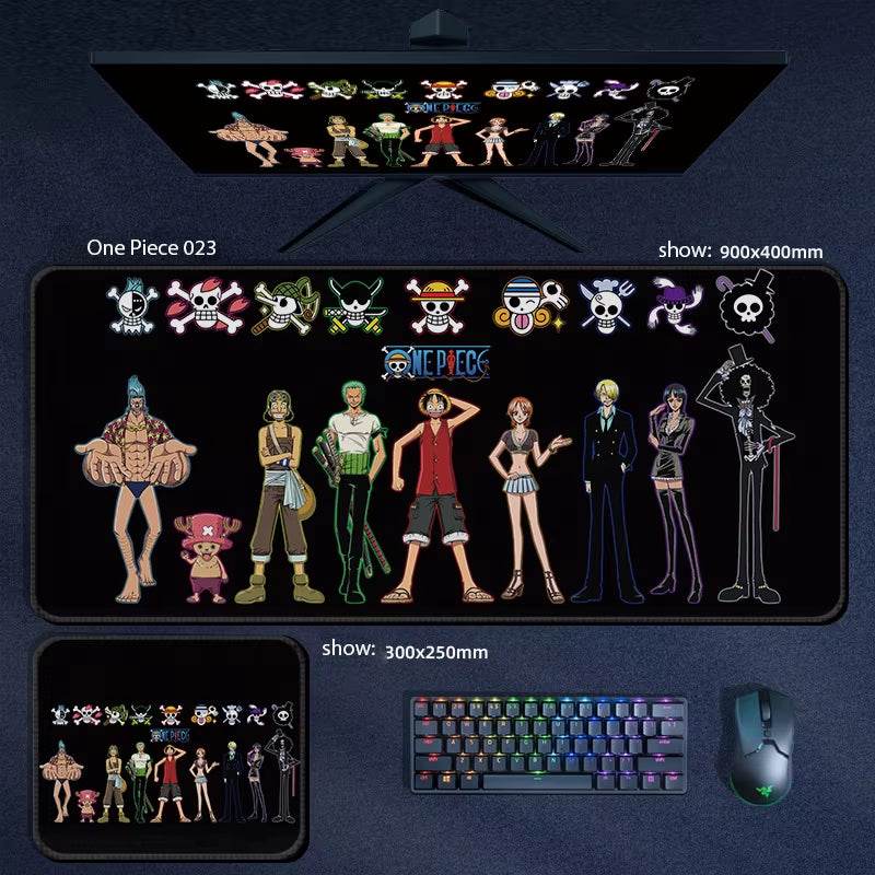 Large One Piece Anime Mousepad – The Ultimate Gaming Mouse Pad for True Fans - Creatique