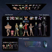 Large One Piece Anime Mousepad - Perfect Gaming Accessory Featuring Luffy, Zoro, Ace & Chopper - Ideal Gift for Gamers! - Creatique