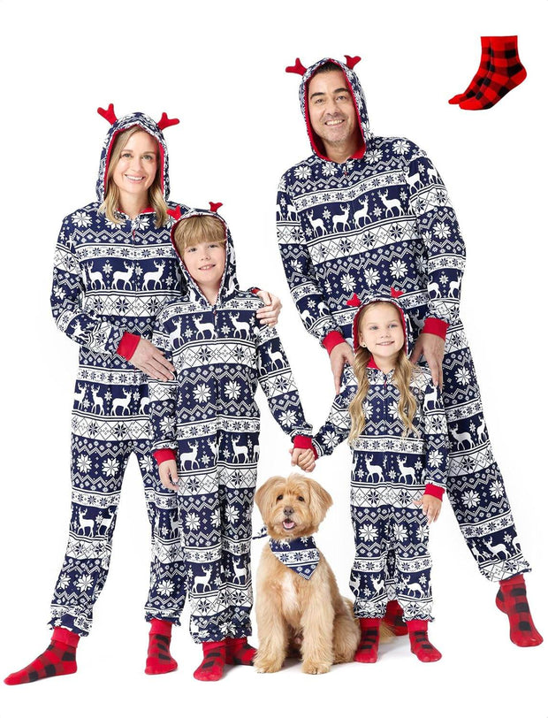 Matching Family Christmas Onesie Pajamas – Cozy Holiday Set - Creatique