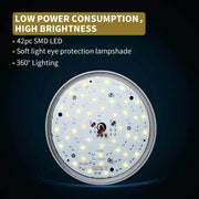 4Pcs Rechargeable Flashlights,Portable Battery Charger Li-On Battery Charger for Headlamps Battery for Camping Hiking Outdoor (Small) - Creatique