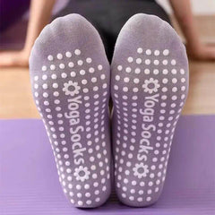 Non-Slip Breathable Yoga Socks for Women - Silicone Bandage Pilates & Dance Fitness Cotton Socks - Creatique
