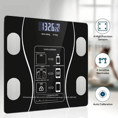 Ultra-Modern Digital Body Scale with Bright LED Display – Supports Weight Management Up to 400 Pounds for Your Fitness Journey! - Creatique