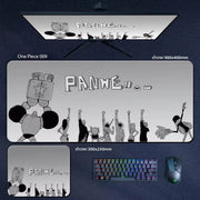 Large One Piece Anime Mousepad - Perfect Gaming Accessory Featuring Luffy, Zoro, Ace & Chopper - Ideal Gift for Gamers! - Creatique