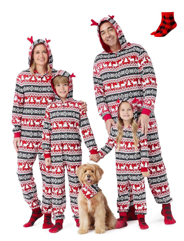 Matching Family Christmas Onesie Pajamas – Cozy Holiday Set - Creatique