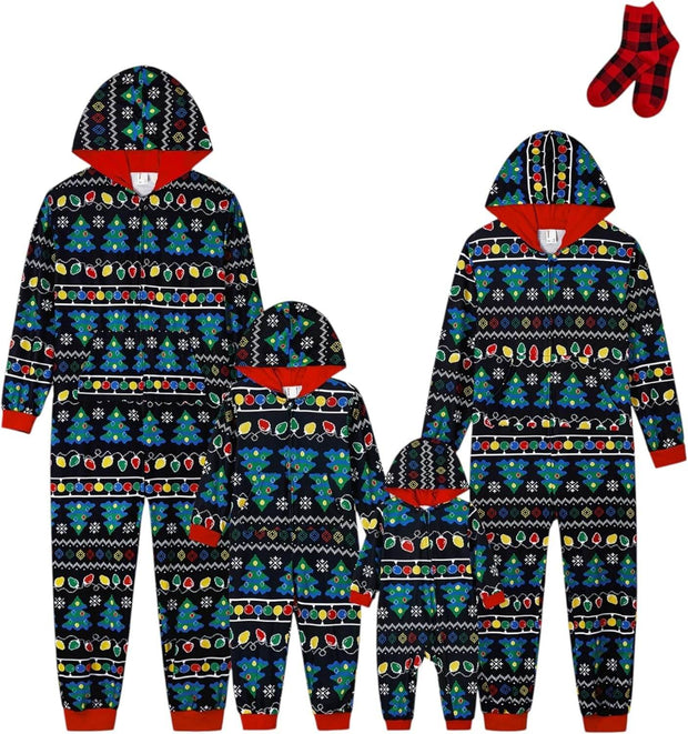 Matching Family Christmas Onesie Pajamas – Cozy Holiday Set - Creatique