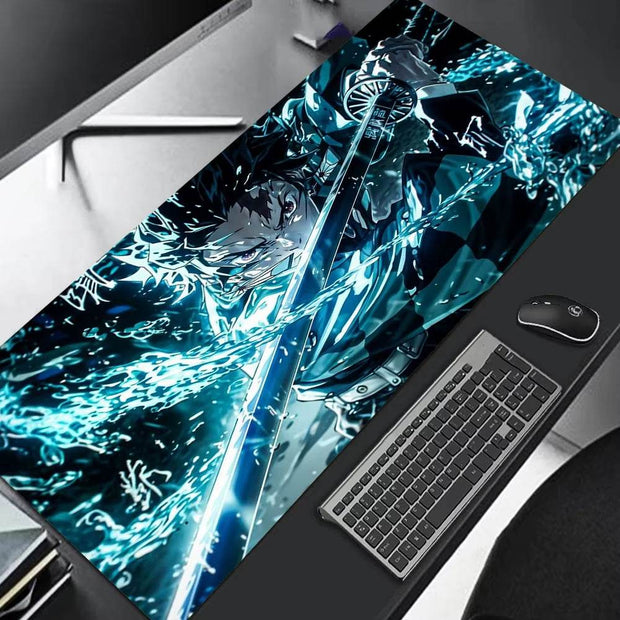 Demon Slayer Tanjiro Gaming Mouse Pad - Perfect Anime Accessory for Gamers and Office Desks - Creatique