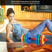 Transform Your Home Workouts with Vibrant Non-Slip Grip Dumbbells - Customizable Weights for Ultimate Flexibility! - Creatique