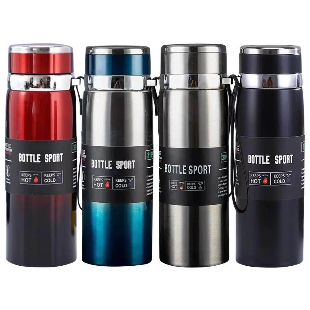 1L Insulated Stainless Steel Water Bottle with Handle - Perfect for Hot & Cold Drinks On-the-Go - Creatique