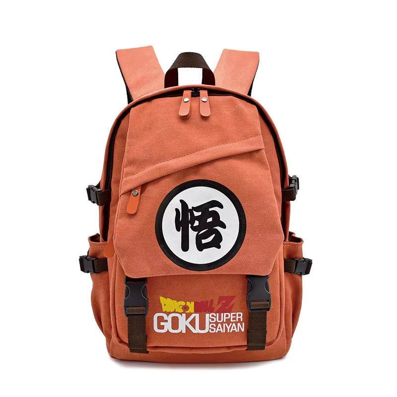One Piece & Naruto Anime Canvas Backpack - Perfect School Bag for Students & Great Gift Idea! - Creatique